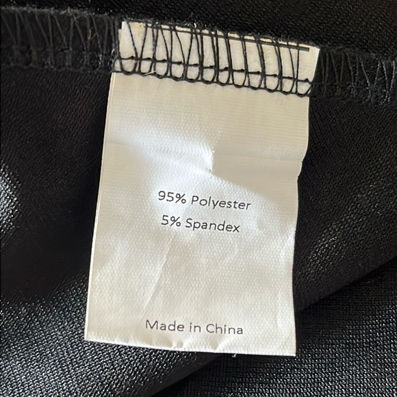 Allegra K Womens L Dress Black Contrast Button Decor Long Sleeve Work Office NWT - Picture 11 of 12